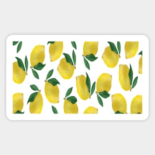 Lemon Pattern- Mug and Stationery Sticker